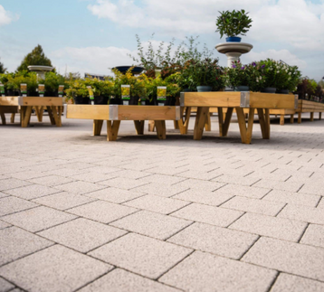 Sienna Blocks | 50mm | Silver | Duo