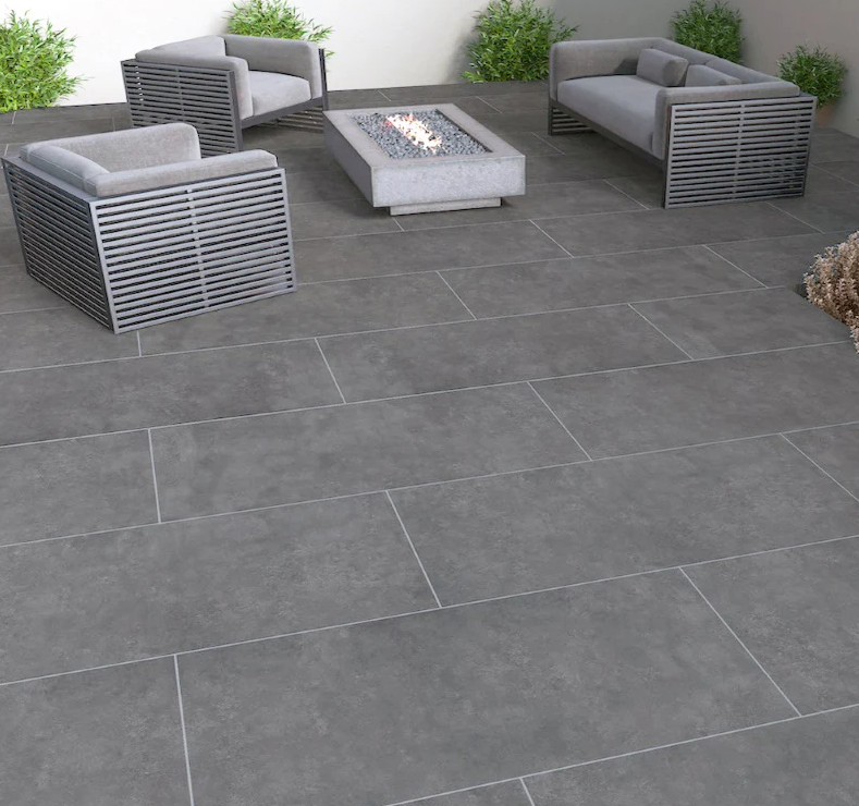 Porcelain Tile Cutstone Graphite 600x900mm