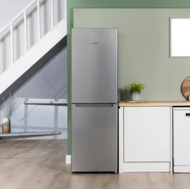Bosch Series 2 60cm Frost Free Fridge Freezer S/Steel KGN34NLEAG