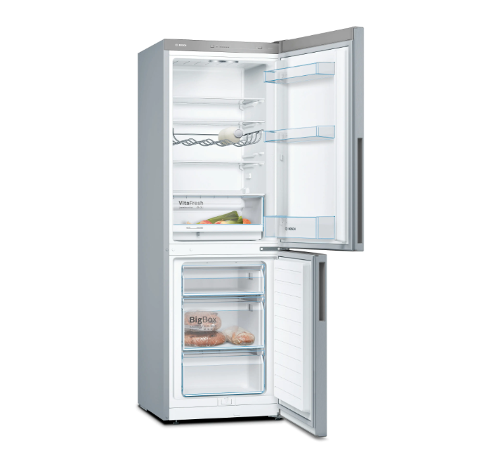 Bosch Free-Standing Fridge Freezer 176cm Silver KGV33VLEAG