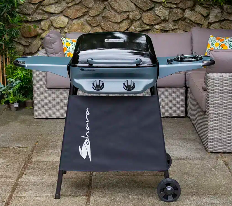 Sahara 2 Burner Gas BBQ Rapid Assembly Plus