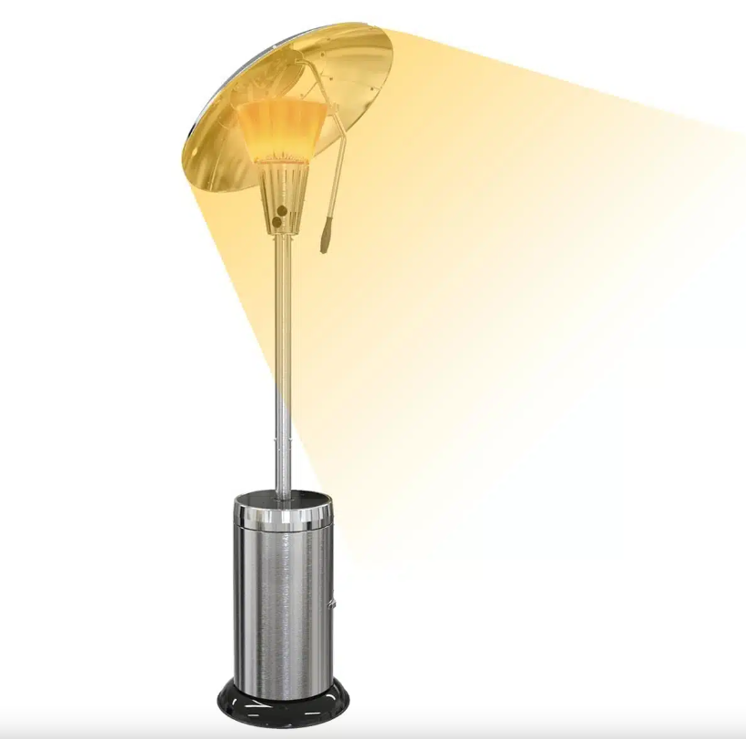 Sahara 13kW Heat Focus Patio Heater | Stainless Steel