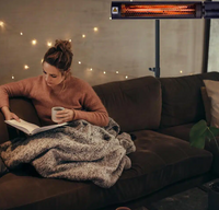 Sahara 2000W Halogen Wall Mounted Patio Heater