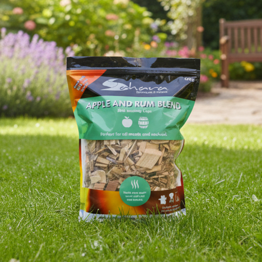 Sahara Wood Chips Apple Rum Blend 1kg