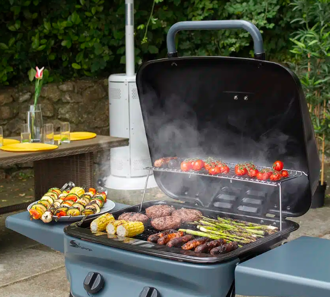 SAHARA RAPID ASSEMBLY 2 BURNER BARBECUE