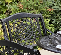 Ballycurrin 4 Seater Round Set | Hammered Bronze