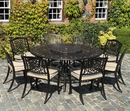 Ballycurrin 8 Seater Round Set | Hammered Bronze