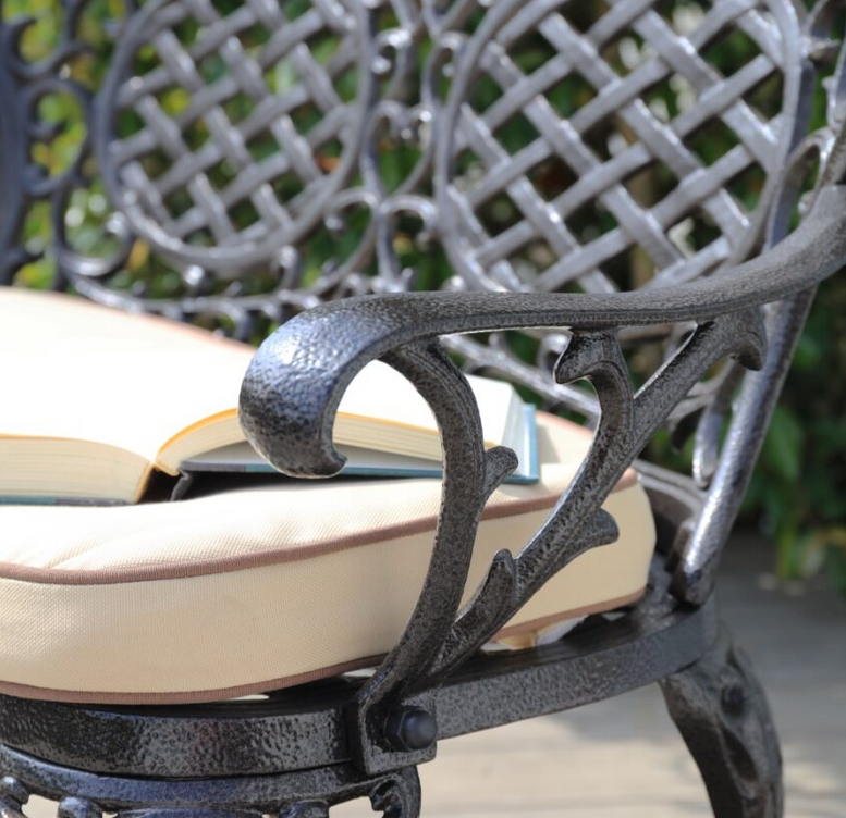 Ballycurrin Love Seat | Hammered Bronze