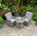 Ashford Rattan Bistro Set Brown