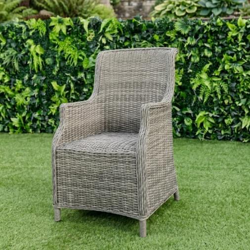 Ashford Rattan Chair Brown