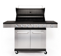 Oscar 4 Burner Gas BBQ with Side Burner