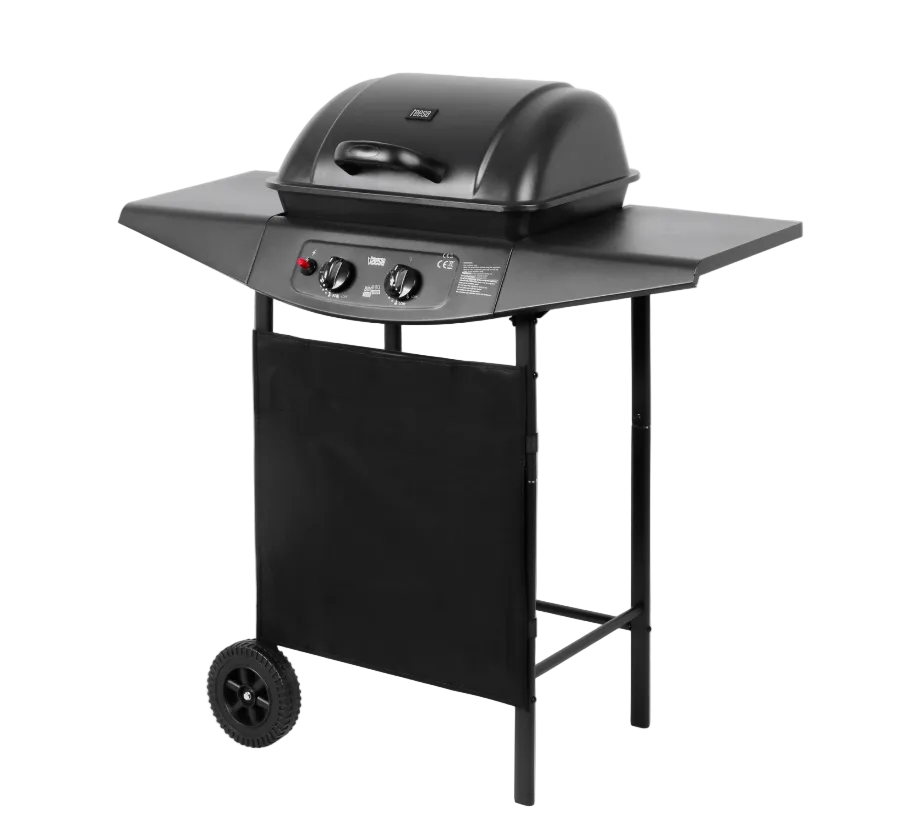 Oscar 2 Burner Gas BBQ black