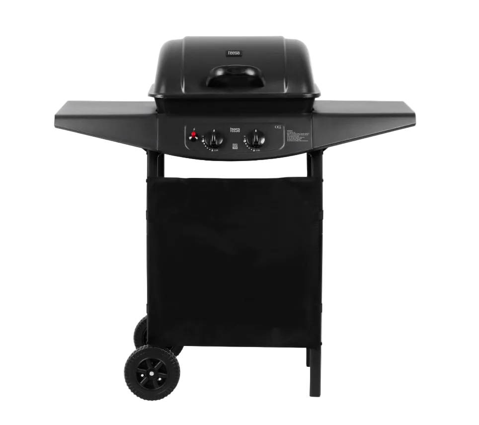 Oscar 2 Burner Gas BBQ black