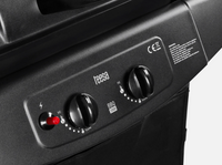 Oscar 2 Burner Gas BBQ black