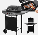 Oscar 2 Burner Gas BBQ black
