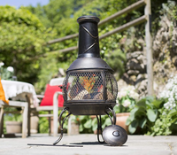 La Hacienda Leon Steel Mesh Chimnea Medium