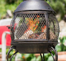 La Hacienda Leon Steel Mesh Chimnea Medium