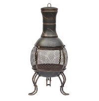 Outdoor Living Cast Iron Chimenea 89cm