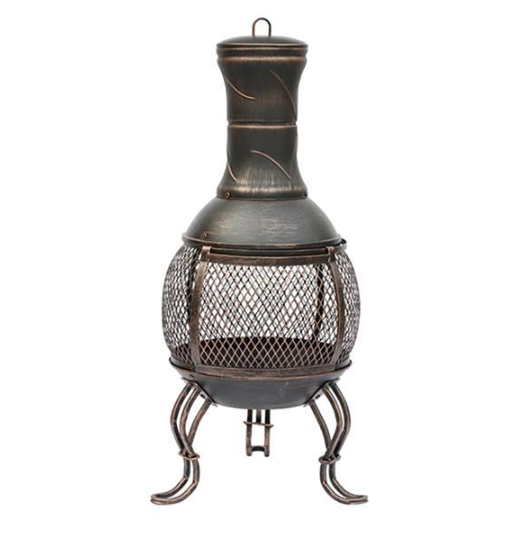 Outdoor Living Cast Iron Chimenea 89cm