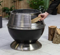 Sahara Fire Pit Grill System