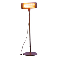 True Temp Grey Series Standing Quartz Heater 157-202cm h X 50w X 19cm