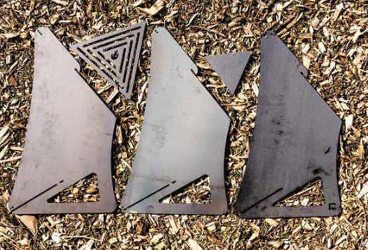 Arada Delta Firepit Large 890x890x440mm