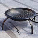 Outdoor Living Foldable Fire Pit | Black