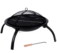 Outdoor Living Foldable Fire Pit | Black