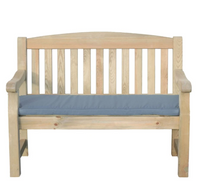 Seat Pad Emily 4ft  Dark Grey 2 Seater