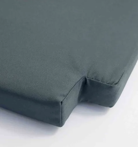 Seat Pad Emily 5ft  Dark Grey 3 Seater