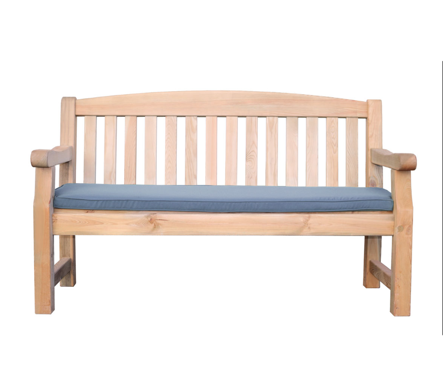 Seat Pad Emily 5ft  Dark Grey 3 Seater