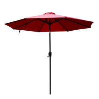 Parasol 2.75m Crank Tilt BURGUNDY