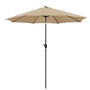 Parasol 2.75m KHAKI Crank Tilt