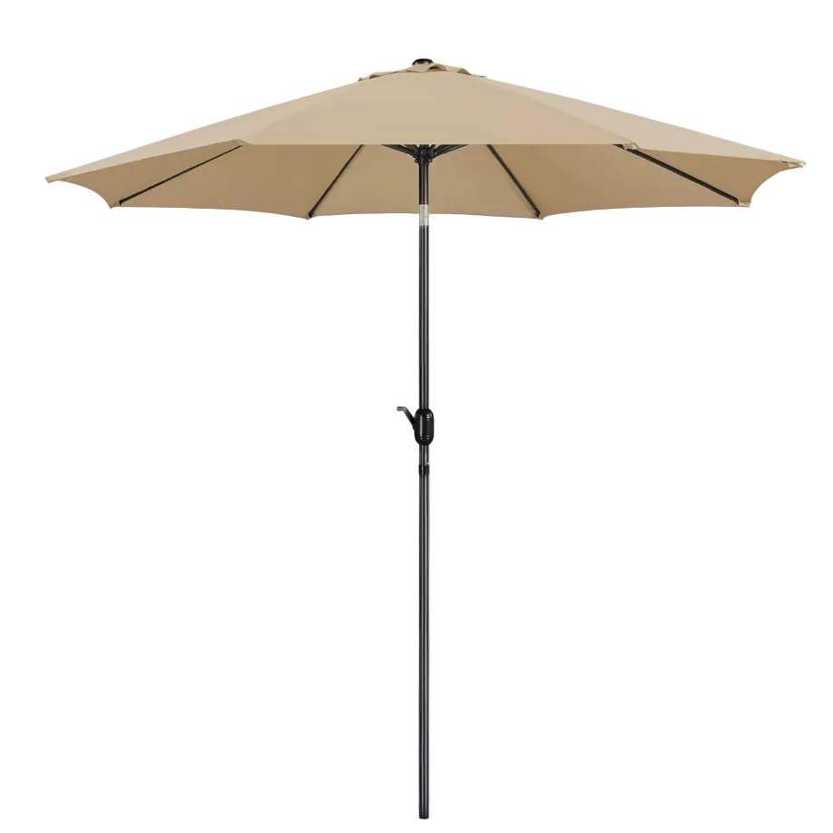 Parasol 2.75m KHAKI Crank Tilt
