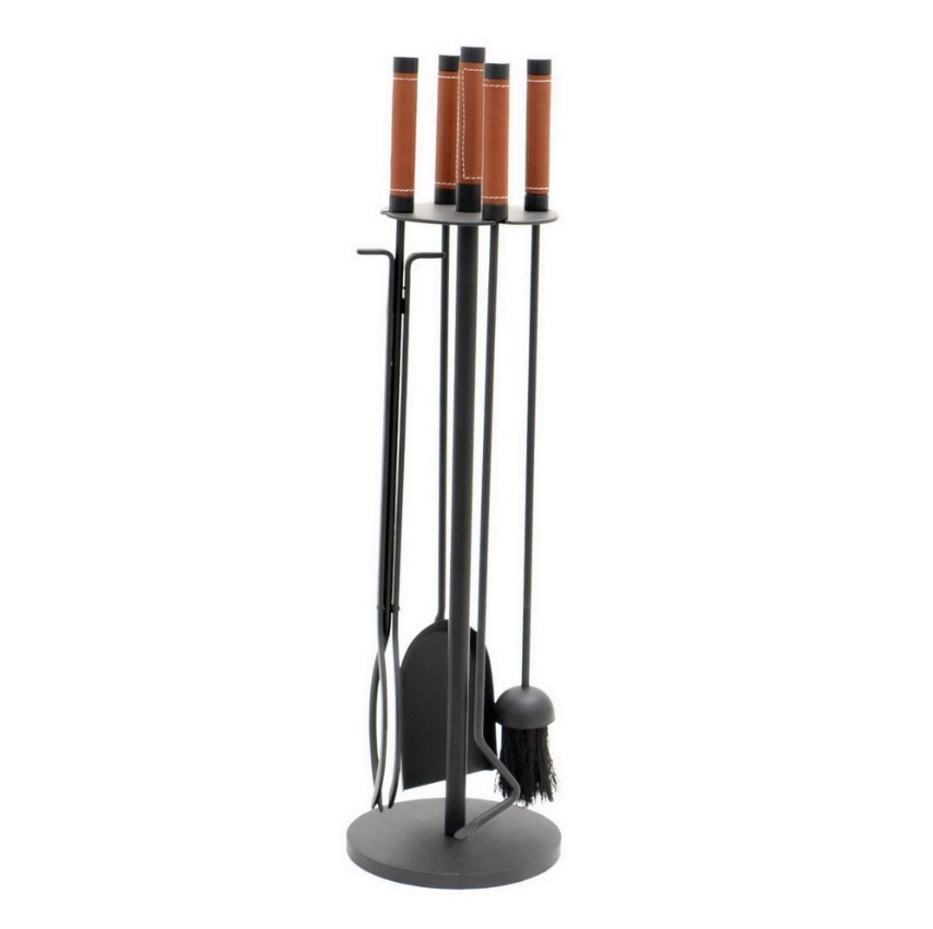 CASTLE LEATHER 5PCE COMPANION SET 73CM