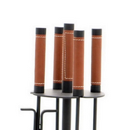 CASTLE LEATHER 5PCE COMPANION SET 73CM