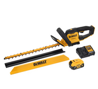 DeWalt Hedge Trimmer Kit | 18V XR & x1 5Ah Battery | 55cm | DCMHT564P1-GB