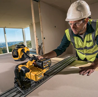 DeWalt Plunge Saw Kit | 54V XR 165mm & x2 6Ah Flexvolt Batteries | DCS520T2