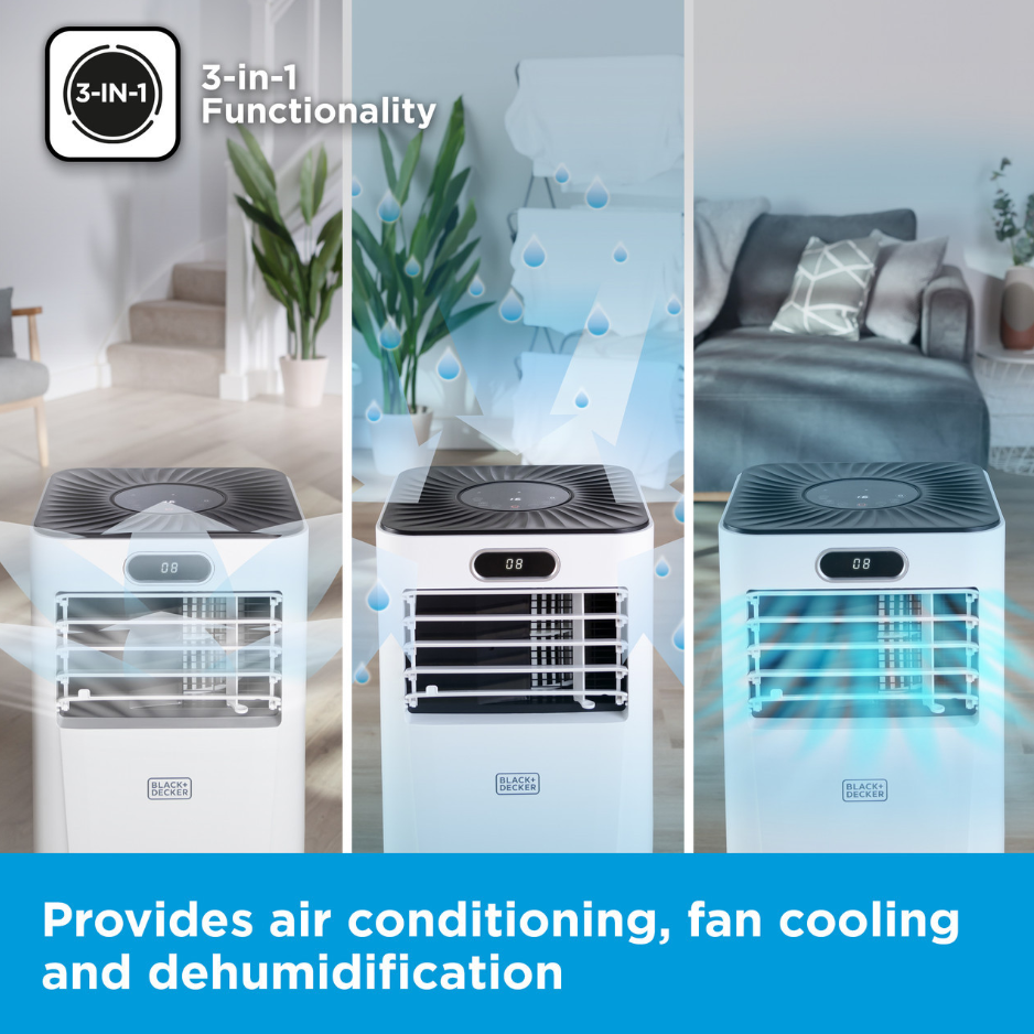 Black & Decker 7000BTU Smart Air Conditioner | BXAC40024GB-BOM