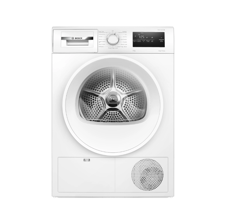 Bosch 8KG Series 4 Heat Pump Tumble Dryer White | WTH85225IE