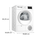 Bosch 8KG Series 4 Heat Pump Tumble Dryer White | WTH85225IE