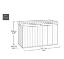 Keter Venetian 175G 662L Storage Box