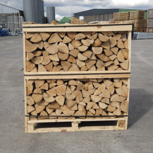 Kiln Dried Firewood Beech Crate 1m3 (3 ROWS)