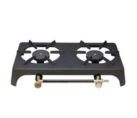 Foker Cast Iron Double Gas Burner Ring | Black