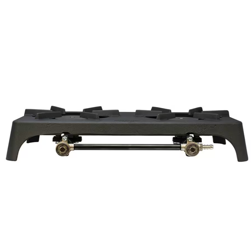 Foker Cast Iron Double Gas Burner Ring | Black