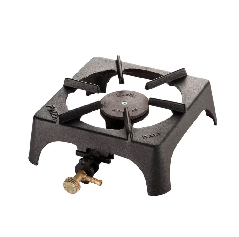 Foker Single Gas Ring Burner | Black