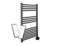 Masterplug Towel Radiator | 800x500mm | 500W | Anthracite