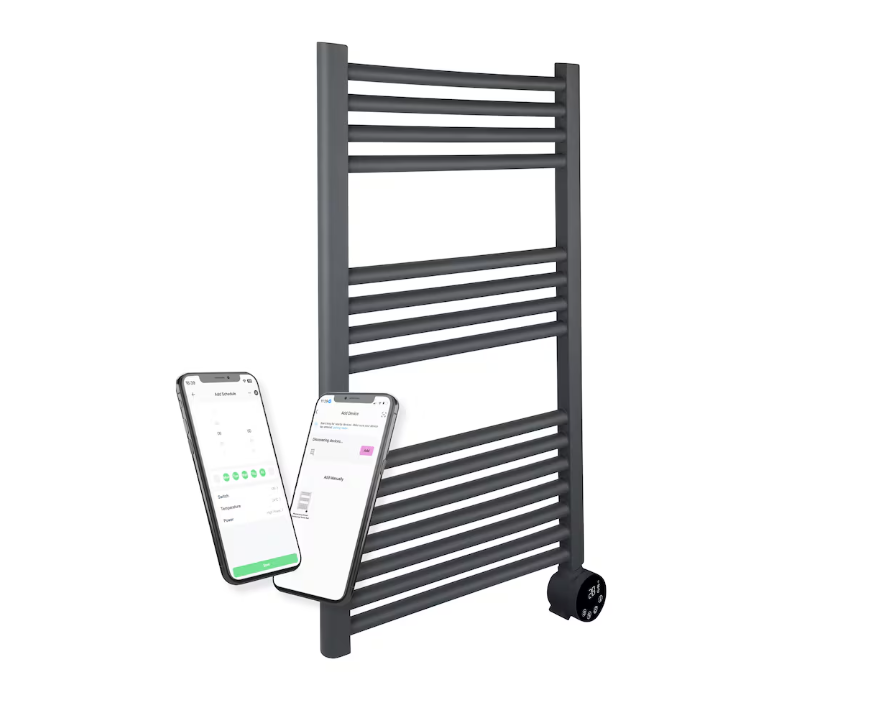 Masterplug Towel Radiator | 800x500mm | 500W | Anthracite