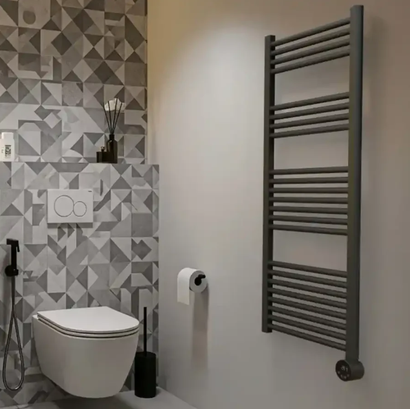 Masterplug Towel Radiator | 1200x500mm | 1000W | Anthracite