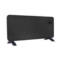 Masterplug Heater 2.0 kW | Glass Panel | Anthracite Grey